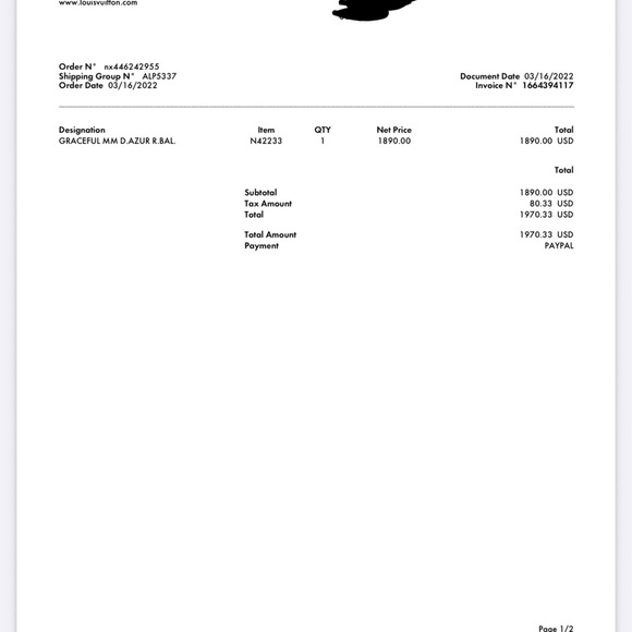 Authentic Louis Vuitton Graceful MM Tote Bellarina – Excellent Condition - Picture 13 of 13